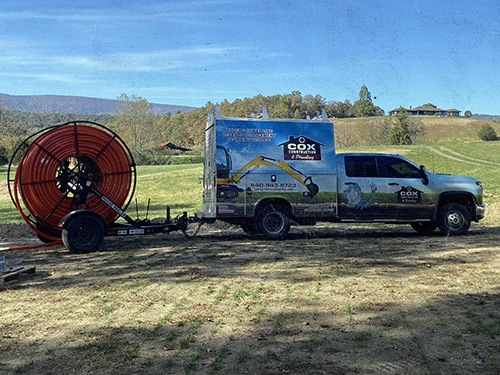 Cox Plumbing Truck